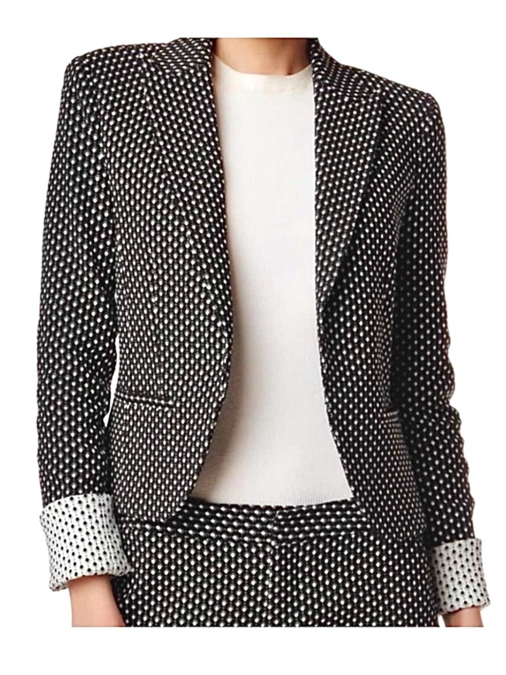 Amanda + Chelsea Casual Blazer Jacket Stretch NEW